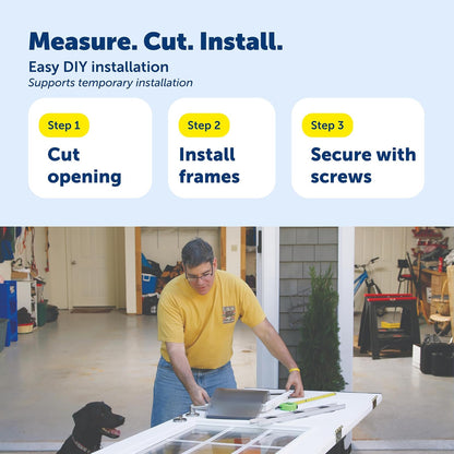 PetSafe Freedom Aluminum Dog and Cat Door - Durable Frame - Small Pets