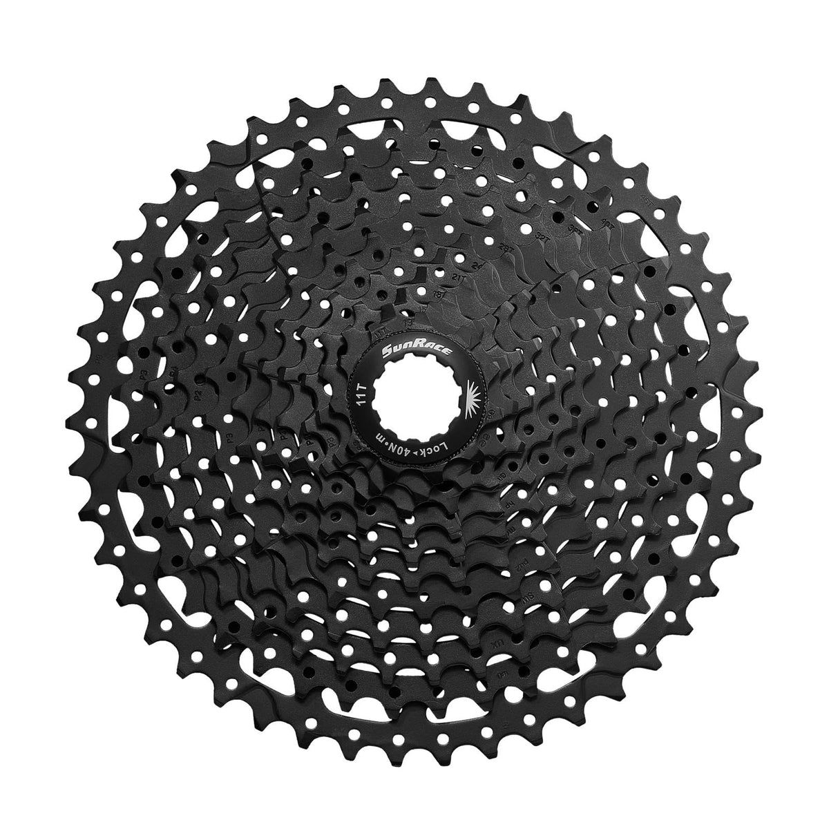 SUNRACE Cassette de Piñones Montaña MS 10P 11/46D Negro Cajita CSMS2.TAZ0.ES0.BXB