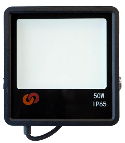 Reflector LED Para Exterior 50W, 5000lm e Luz Blanca brillante de 5000K Resistente al Agua, Ideal para exteriores