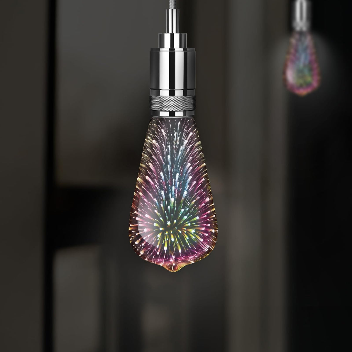 Feit Electric LED ST19 Infinity 3D Fireworks Effect Bulb ST19/PRISM/LED
