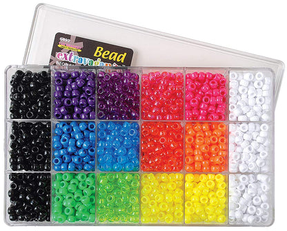 The Beadery 6499 Neon Brights Bead BOC, Multicolor
