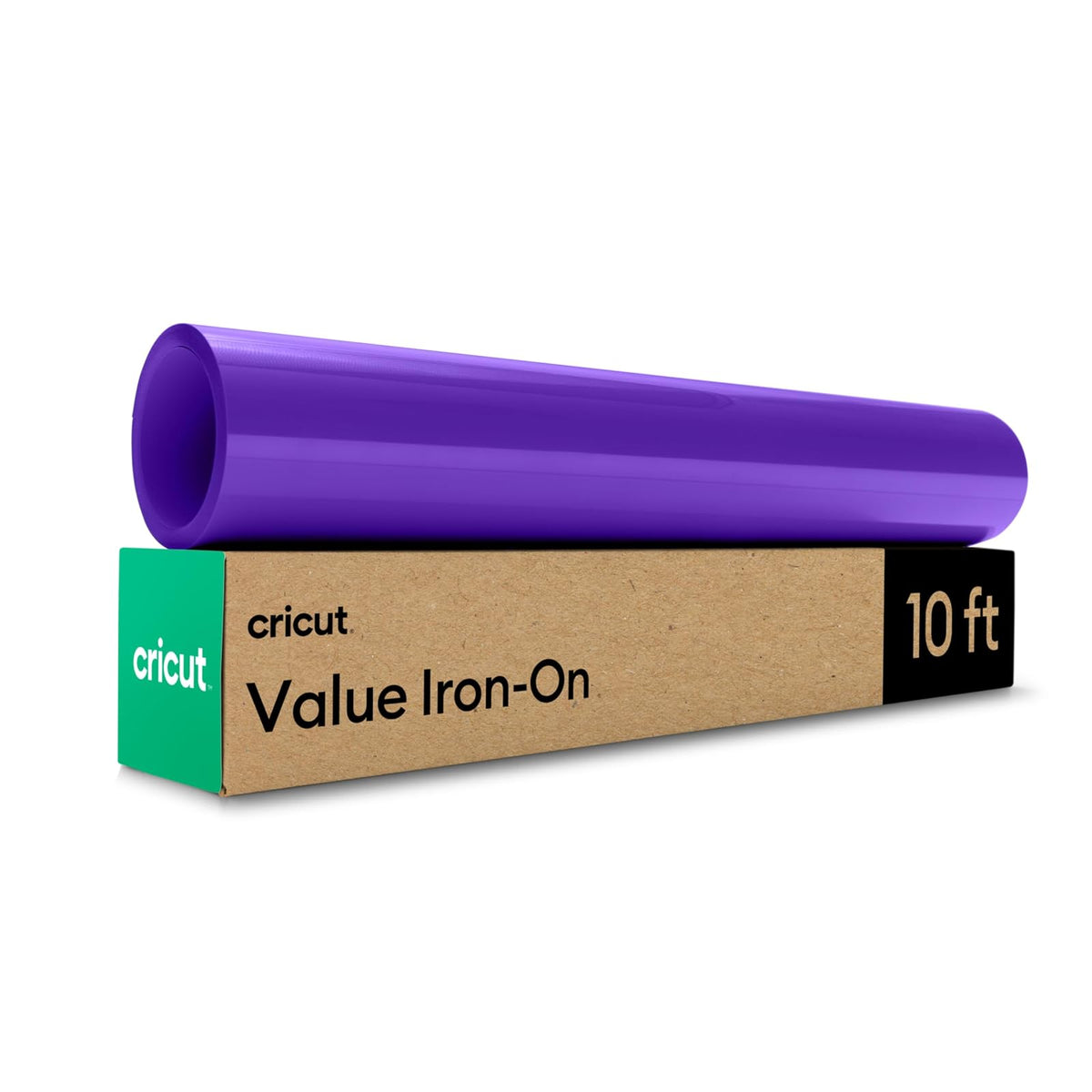 Cricut Value Vinilo Textil Termoadhesivo (HTV) 12 x 10 Pies - Morado