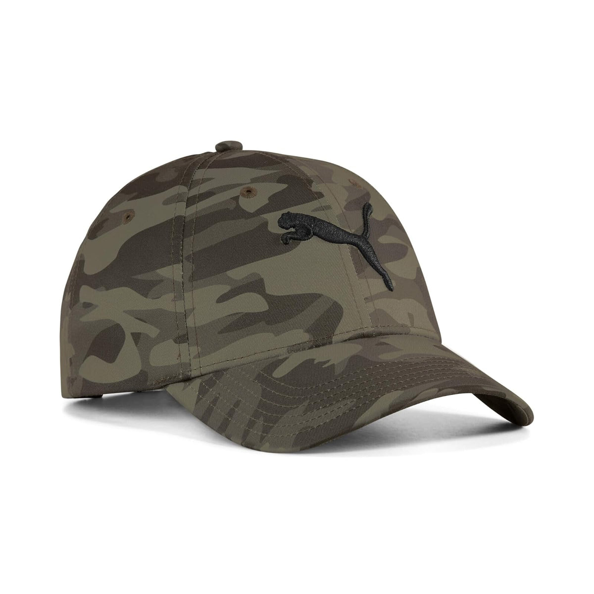 Puma ESS Elevated AOP BB キャップ 026850 Gorra de béisbol de poliéster con Estampado Completo Unisex Adulto - Talla Única - Puma Oliva - Camo (02)