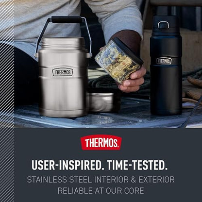 Thermos - Tarro de alimentos con aislamiento al aspiradora, acero inoxidable