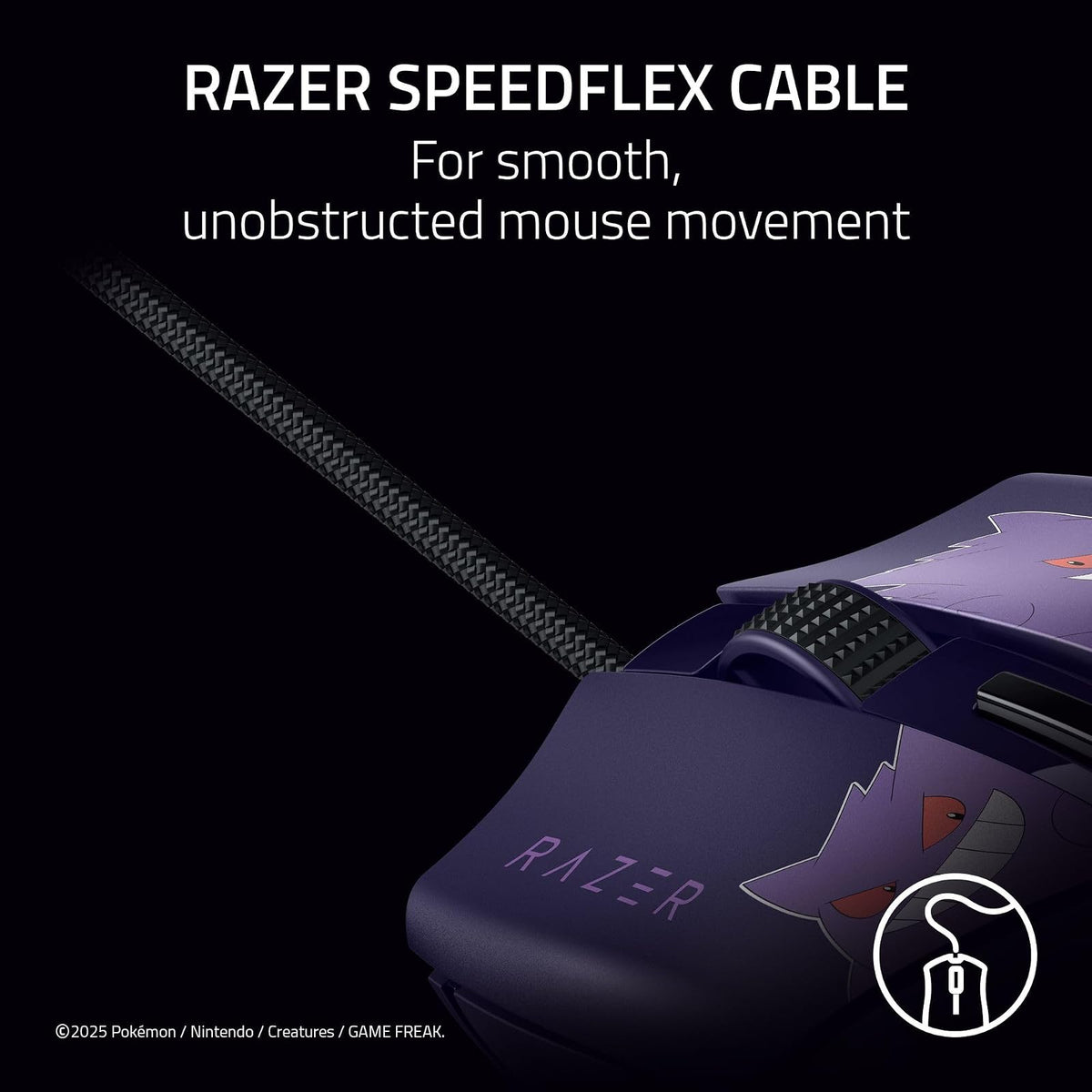 Razer Cobra Ratón de Juego con Cable: 58g Ligero - Interruptores ópticos Gen-3 - Iluminación RGB Chroma con luz de Fondo - Sensor óptico de 8500 dpi - Pies de ratón PTFE 100% - Cable Speedflex