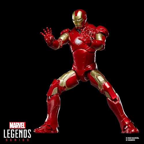 Avengers Marvel Legends Serie Mark III Iron Man Figura de Acción Articulada
