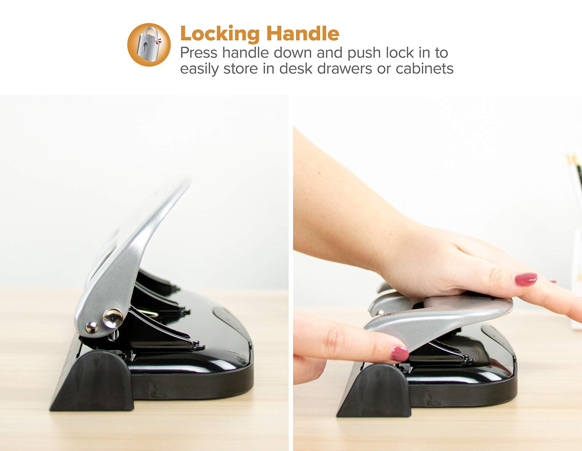 PaperPro 3-Hole Punch, 20 Sheet Capacity (2220)