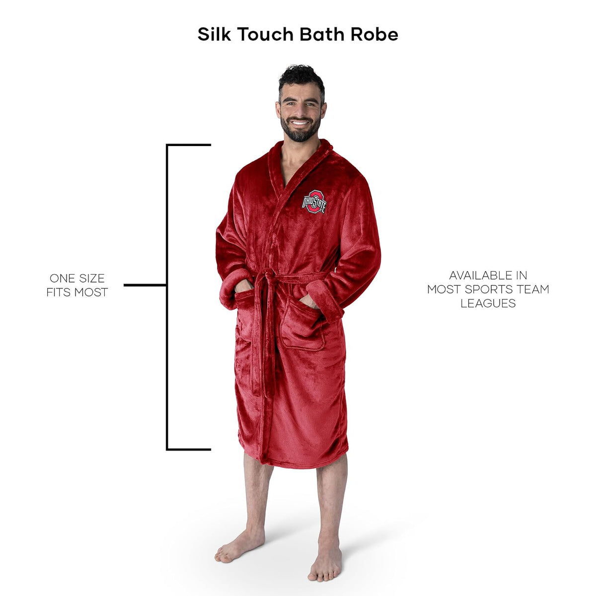 NCAA Silk Touch Bata de baño