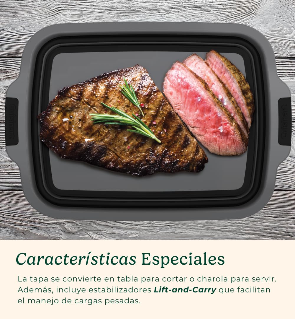 Cuisinart Recipiente Expandible Multiusos 4 en 1 Outdoors | Recipiente Multiusos,Capacidad de hasta 11.3 L,Diseño versátil,Tapa que se convierte en charola para servir