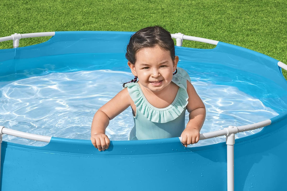 Bestway My First Frame - Piscina Redonda (diámetro 152 x 38 cm), Color Azul