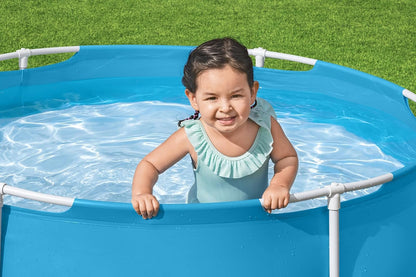 Bestway My First Frame - Piscina Redonda (diámetro 152 x 38 cm), Color Azul