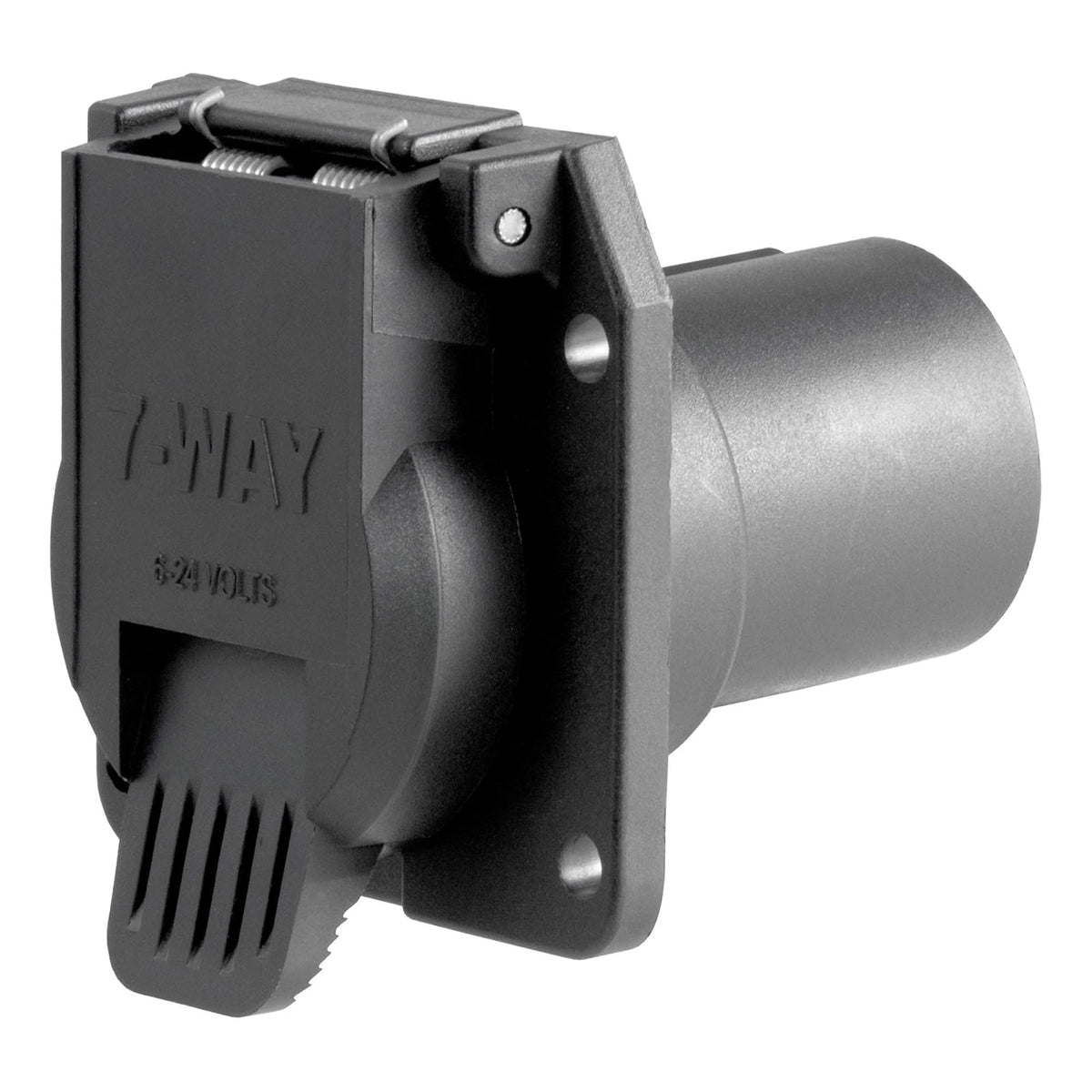 Curt 55415 - Conector de Repuesto para Hoja RV de 7 vías, Paquete de Remolque de fábrica y Enchufe USCAR requerido, Color Negro