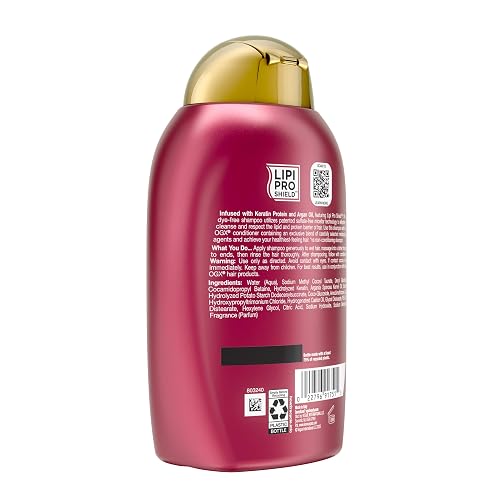 OGX, Shampoo Anti Quiebre de Aceite de Keratina, 385 ml