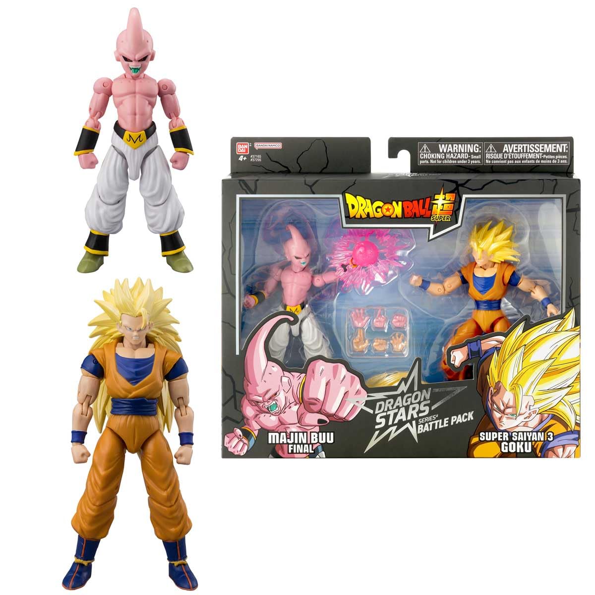 Bandai Dragon Stars Dragon Ball Super Saiyan 2 Gohan vs Cell Battle Pack - Super Saiyan 3 Goku Vs Majin Buu Final