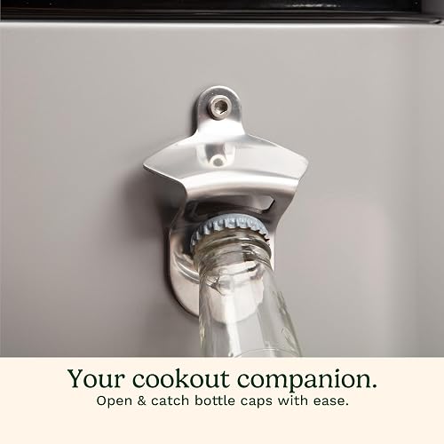 Cuisinart Hielera Portátil Capacidad de 100 Latas con Abrebotellas | Capacidad 100 latas o 50 botellas, Doble tapa para acceso rápido, Mantiene frío hasta 48 horas. Con estante inferior.