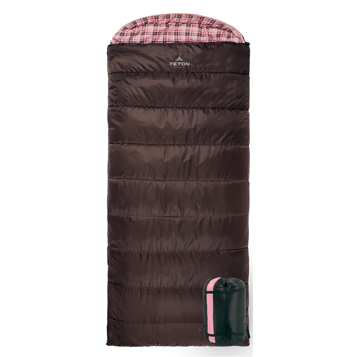 Teton Sports Celsius Regular -18C Bolsa de Dormir - Right Zip - Brown