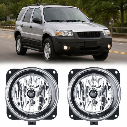 Nilight FOG-C21 Juego de Luces Antiniebla para Ford Focus SVT 2002-2006 Escape 2003-2004 Mustang Cobra 2002 Lincoln LS
