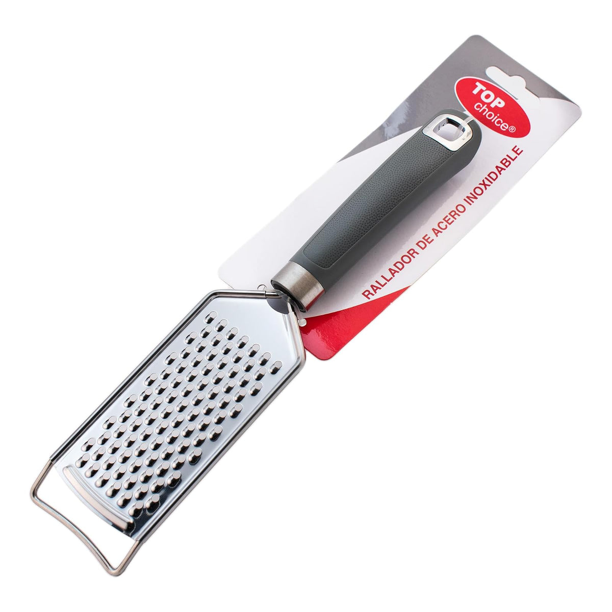 Rayador top choice instrumento de cocina para queso, verduras, citricos, chocolate y especias.