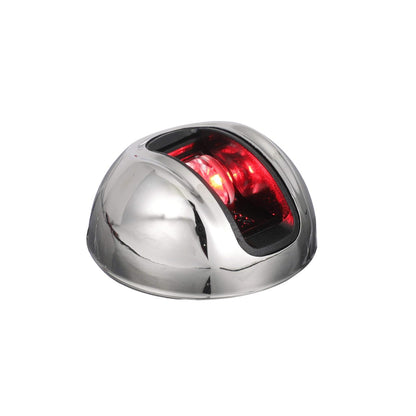 attwood NV3012SSR-7 - Lámpara LED de Pared Vertical para navegación, de Acero Inoxidable, con Puerto Rojo, para navegar por el Barco