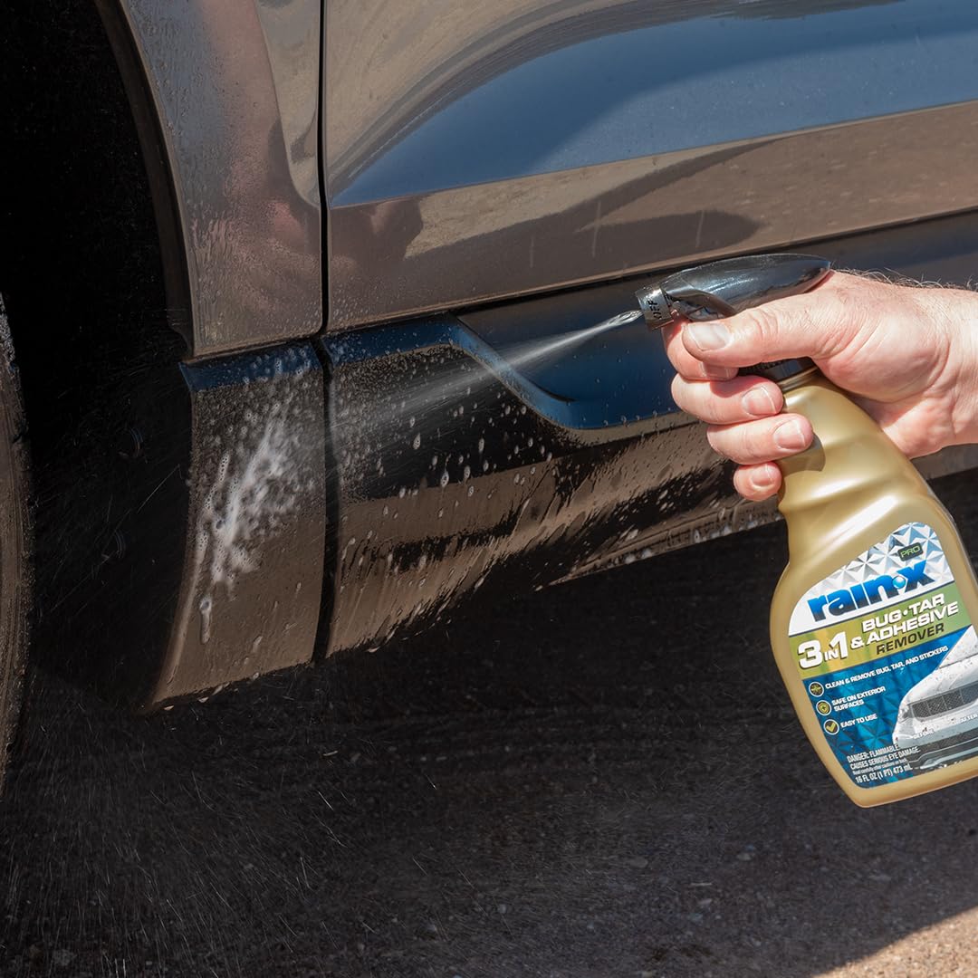 Rain X® 3in1 Bug, Tar & Adhesive Remover. Atomizador 16 oz (473 ml).
