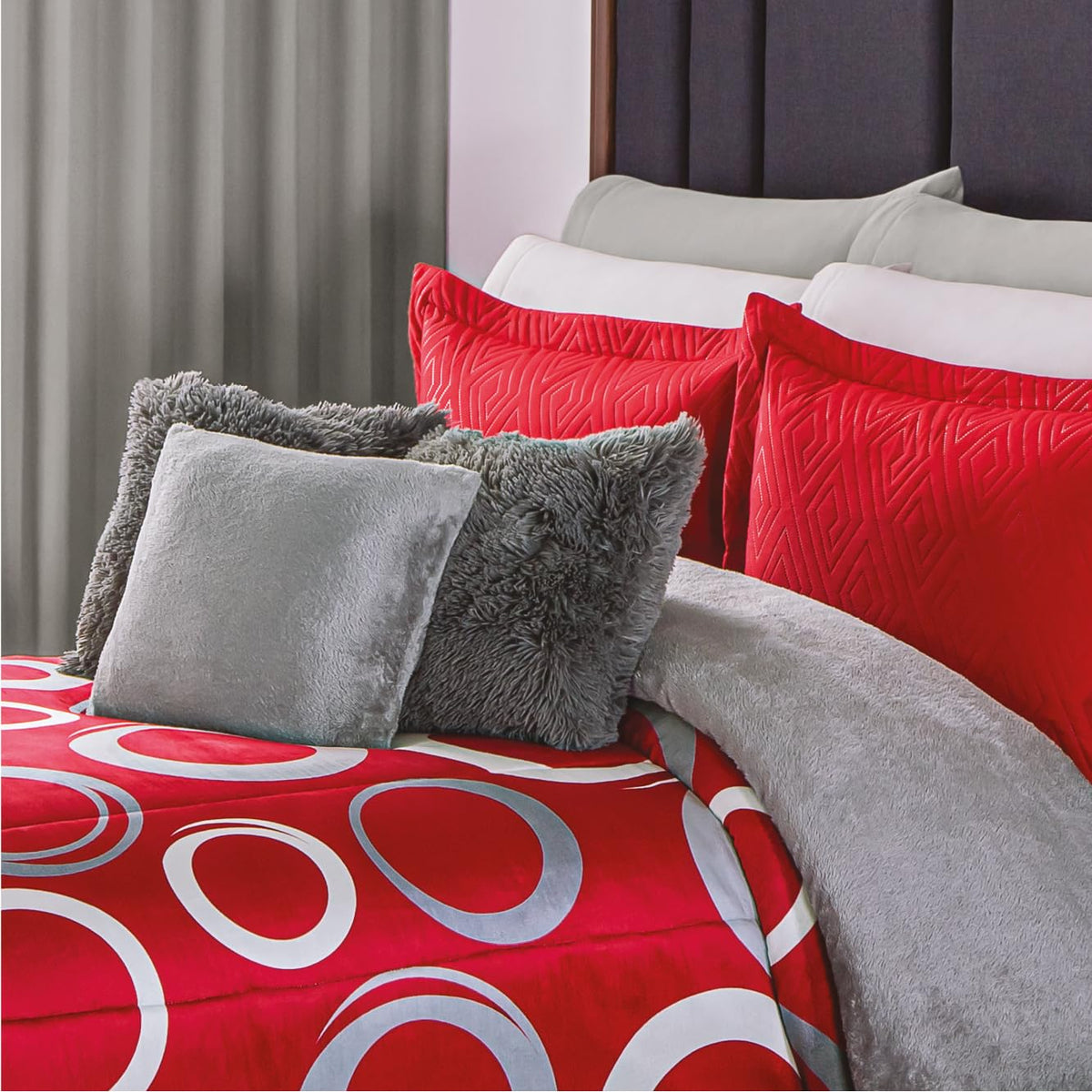 Colchas Concord Cobertor, 100% Poliéster, Manta Cálida y Suave para Cama, Ideal para Invierno, Cobija Cálida de Alta Densidad, Ideal para Noches Frías, 1 Pieza