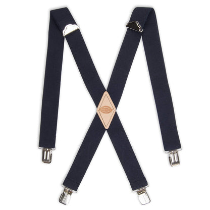 Dickies Tirantes de clip recto sólido de 1-1/4 Suspensores para para hombre - marino - Tamaño extendido