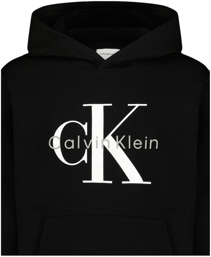 Calvin Klein Long Sleeve Pullover Fleece Hoodie Sudadera con Capucha Niños