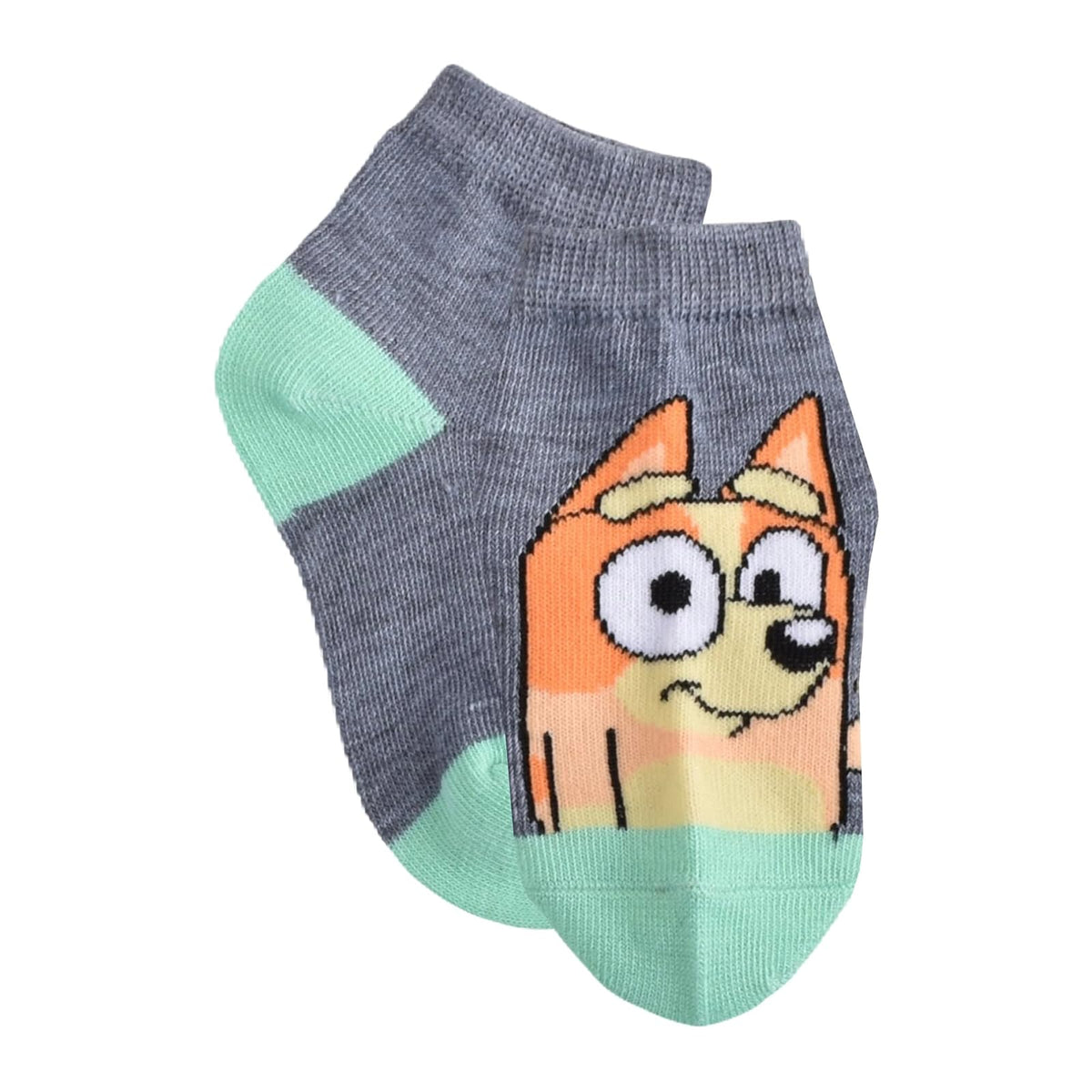 Bluey Calcetines de Cuarto para Niñas XS 5 Pares