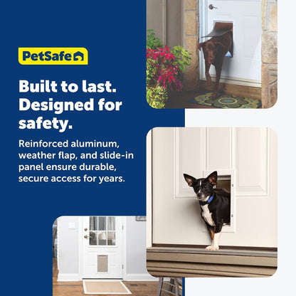 PetSafe Freedom Aluminum Dog and Cat Door - Durable Frame - Small Pets