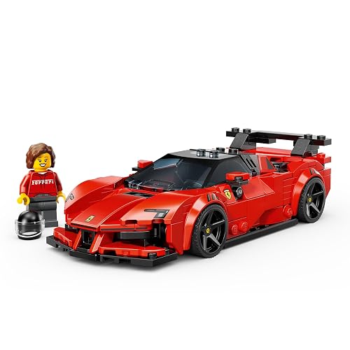LEGO Speed Champions Auto Deportivo Ferrari SF90 XX Stradale - Model Kit de Construcción para Niños y Niñas, Años 9+ - Regalo para Cumpleaños - Juguetes de Vehículos - 77254