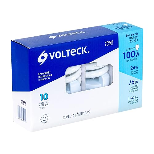 Volteck F-24EX4, Multipacks de 4 lámparas espiral
