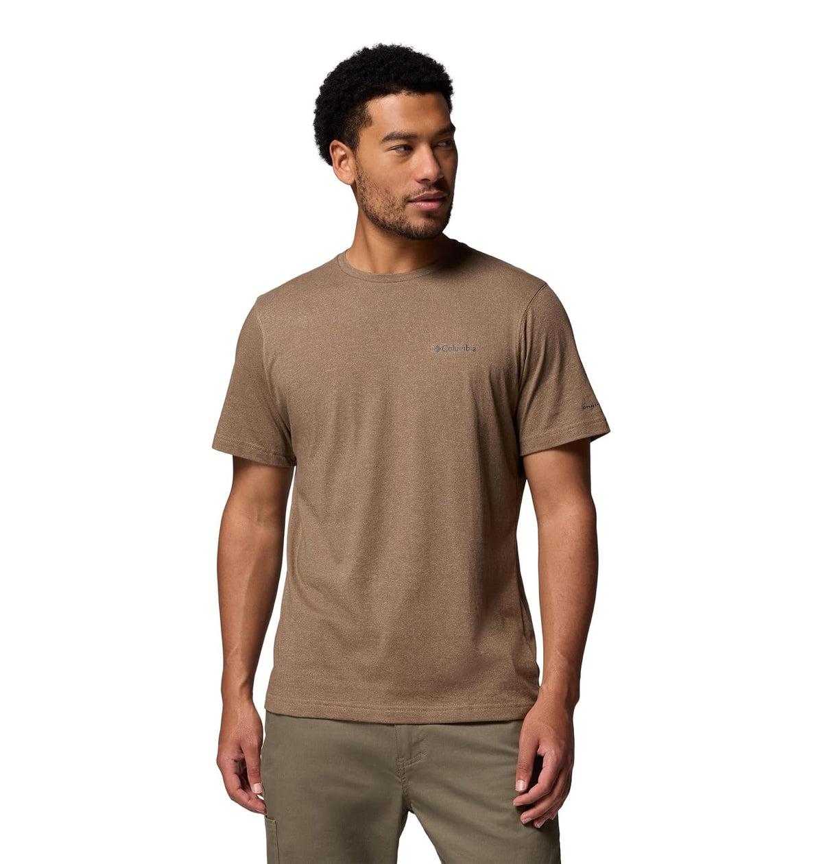 Columbia Thistletown Hills Camisa de Manga Corta para Senderismo, Hombre - multicolor - fantasía (Delta Heather) - XS