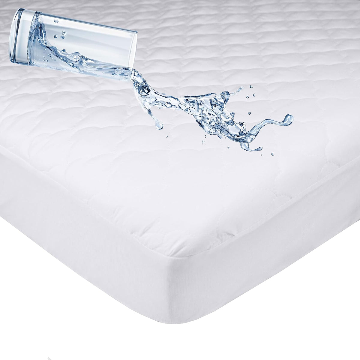 American Baby Company - Funda acolchada para colchón ultra suave, impermeable, portátil, mini cuna