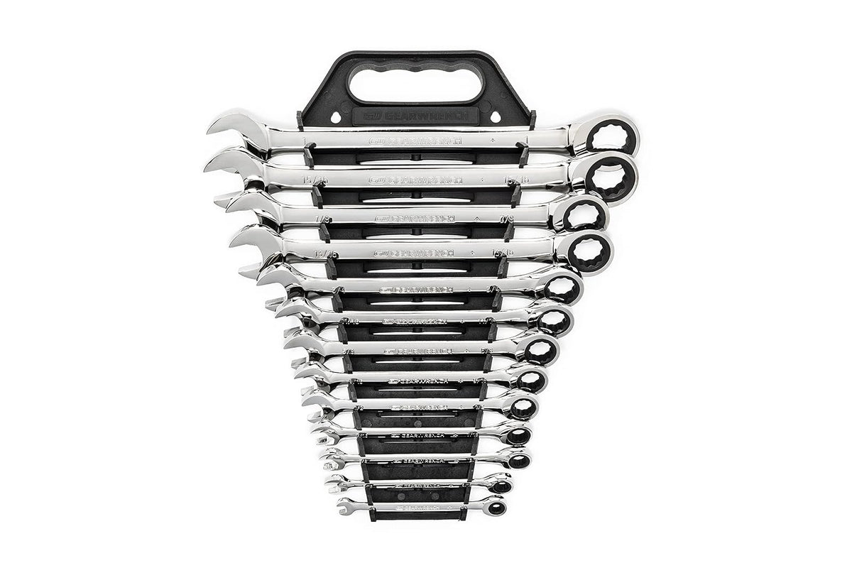 Apex Tool Group - Juego de llaves de trinquete SAE Master GearWrench 9312 de 13 piezas - 13 piezas SAE. - Llave