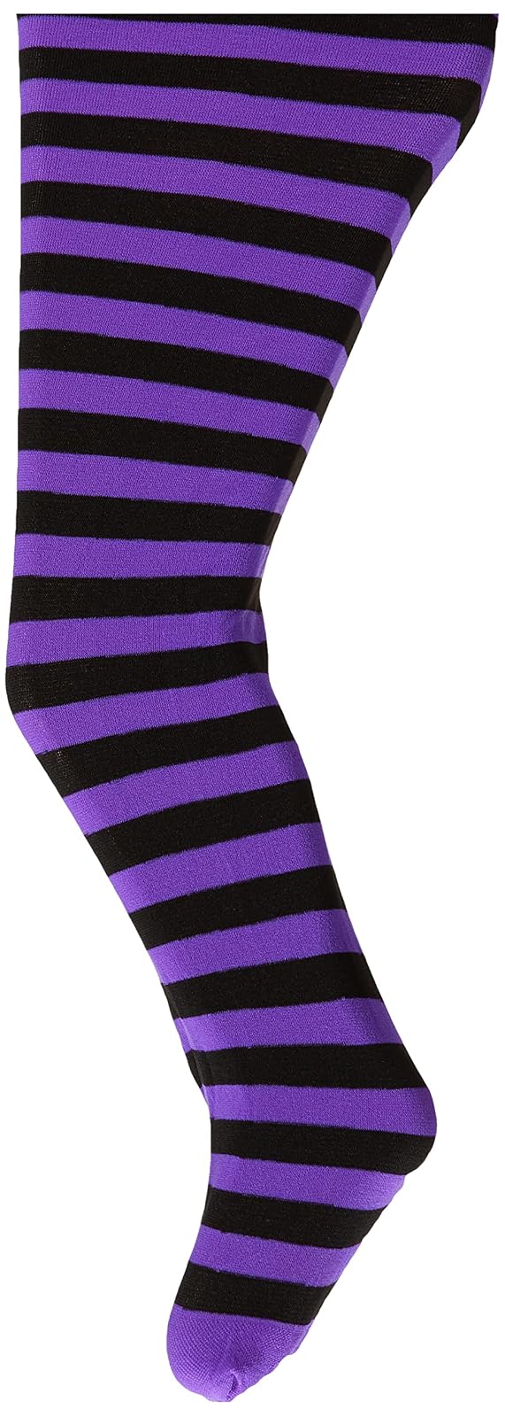 Jefferies Socks Calcetines a Rayas para Niña - 2-4 Años - Púrpura - Negro