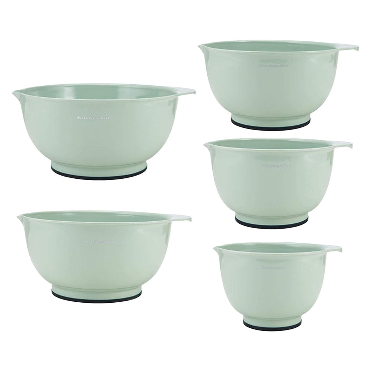 KitchenAid - Cuencos para mezclar, Pistacho, Set de 5, 1