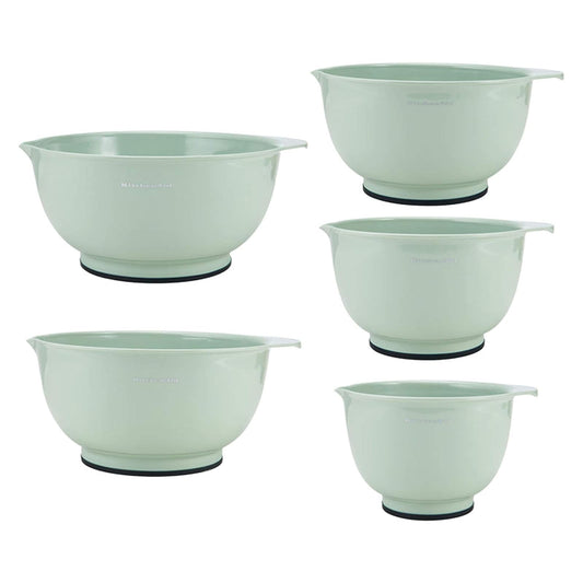 KitchenAid - Cuencos para mezclar, Pistacho, Set de 5, 1
