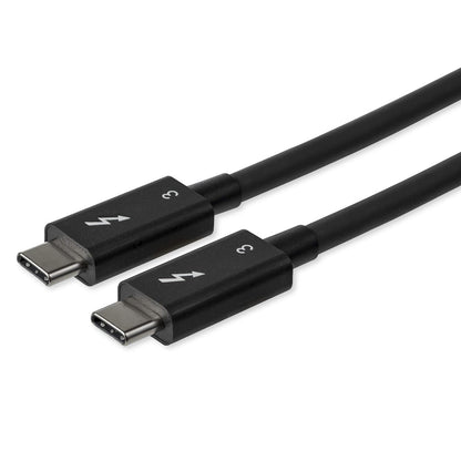 StarTech.com TBLT34MM80CM - Cable Thunderbolt (Masculino, Masculino, 0.8 m, Negro, Níquel, 40 Gbit/s)