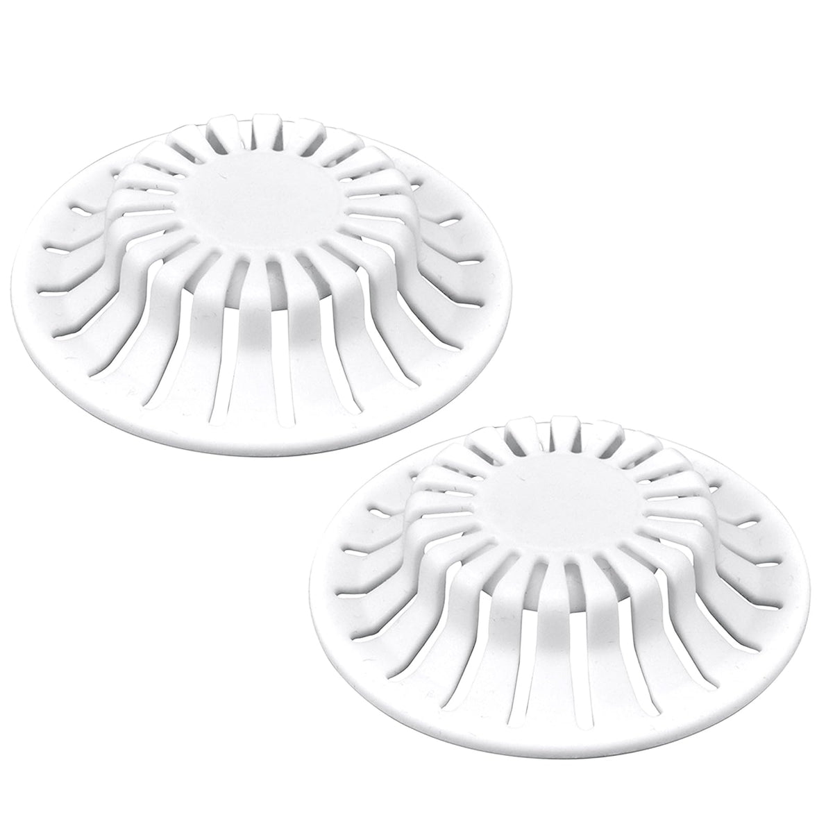Danco - Atrapapelos para lavabo, Bathroom Sink - Pack of 2, Blanco