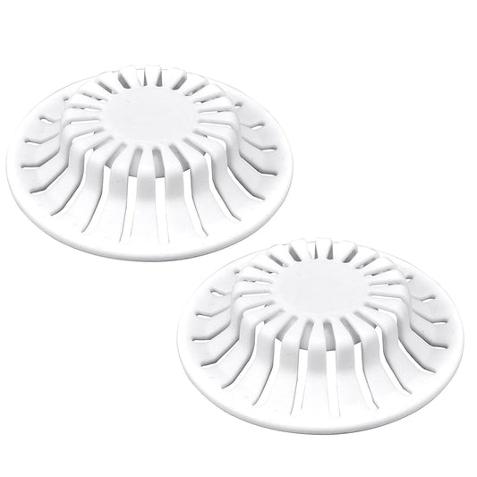 Danco - Atrapapelos para lavabo, Bathroom Sink - Pack of 2, Blanco