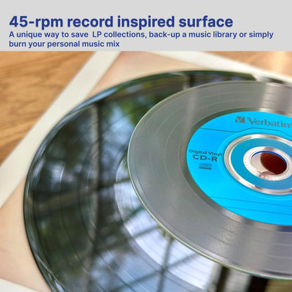Verbatim 700 MB 52X Digital Vinyl CD-R - 50-Disc Spindle 94587