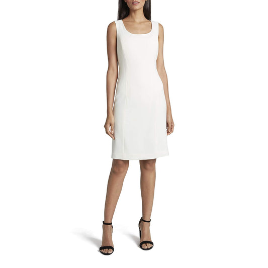 Tahari ASL Vestido sin Mangas con Estampado de guijarros Vestido para Mujer