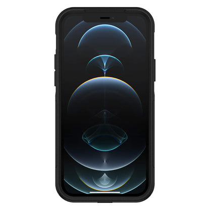 OtterBox - Funda para iPhone 12 y 12 Pro Commuter Series - Una Sola Unidad se envía en Bolsa de plástico, Ideal para Clientes de Negocios, Negro, Delgado y Resistente, amigable con el Bolsillo, con