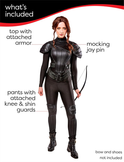 Rubie's Costume Co Women's The Hunger Games Deluxe Katniss Costume, Multi, Medium