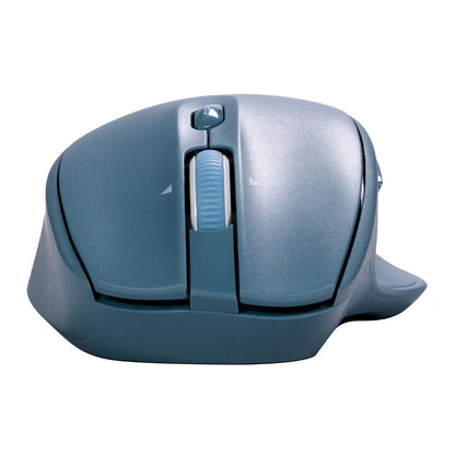 Naceb Technology - Mouse Inalámbrico Dual Mode 2.4G + Bluetooth con Diseño Ergonómico y Conexión Versátil - Ideal para Oficina y Estudio en Color Azul