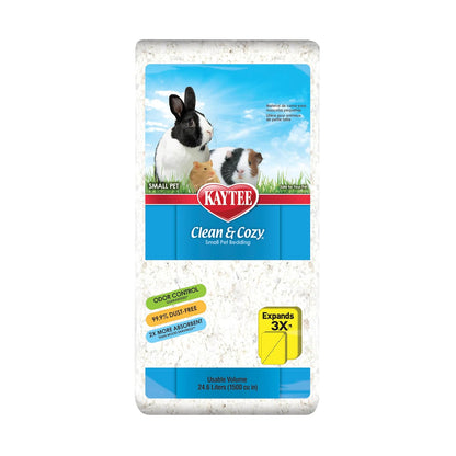 Kaytee Clean & Cozy Cama Natural para Roedores - 500 Cubic Inch - Blanco - Standard Packaging