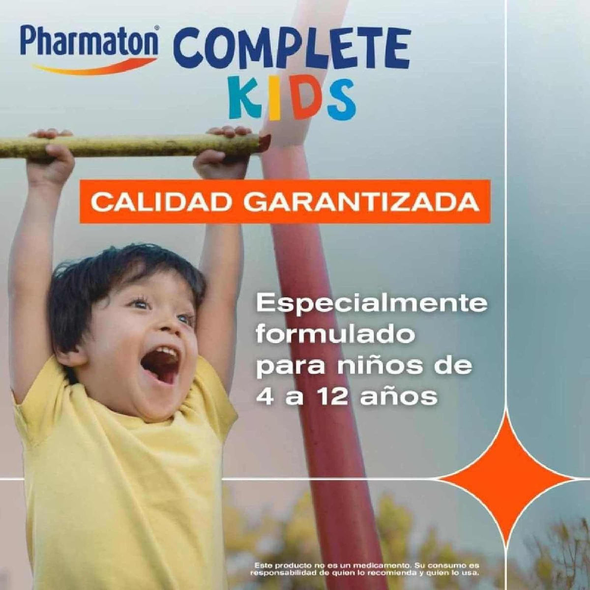 Pharmaton Complete Kids Suplemento Alimenticio en Jarabe, 200 ml. Complementa las Deficiencias de Vitaminas y Minerales en Niños de 4 a 12 años