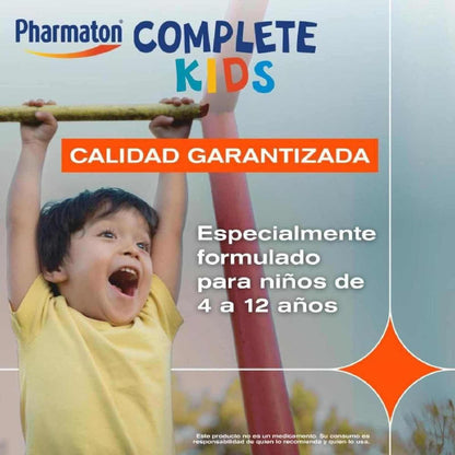 Pharmaton Complete Kids Suplemento Alimenticio en Jarabe, 200 ml. Complementa las Deficiencias de Vitaminas y Minerales en Niños de 4 a 12 años