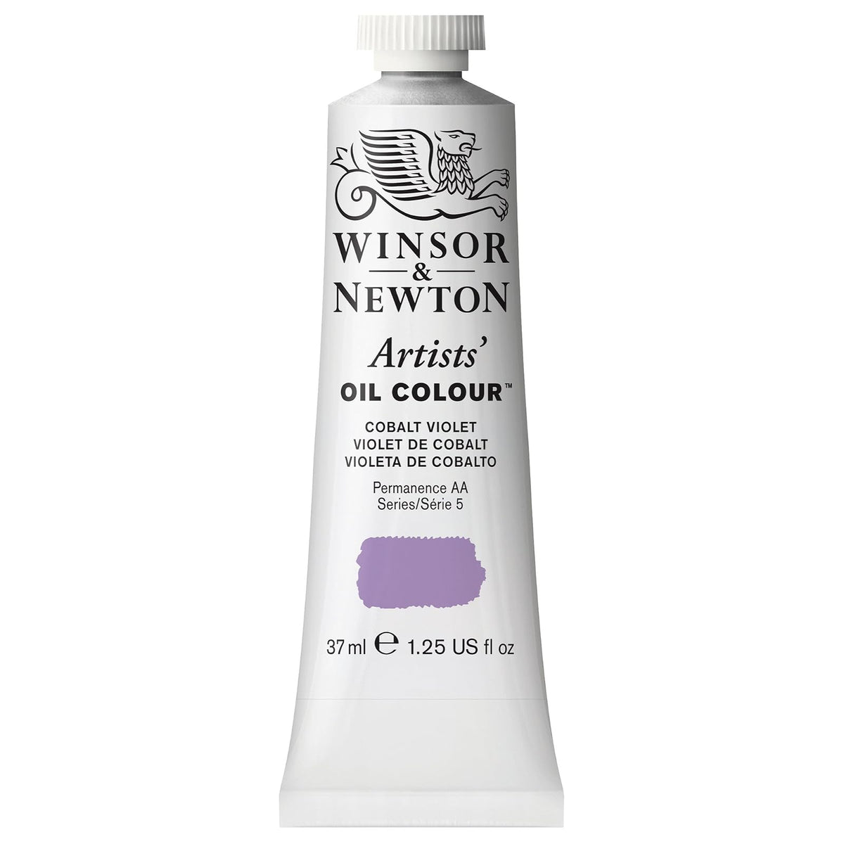 Winsor & Newton Artists' Oil Colour Pintura al Óleo Profesional, 37 ml - 37-ml Tube - Morado (Cobalt Violet)