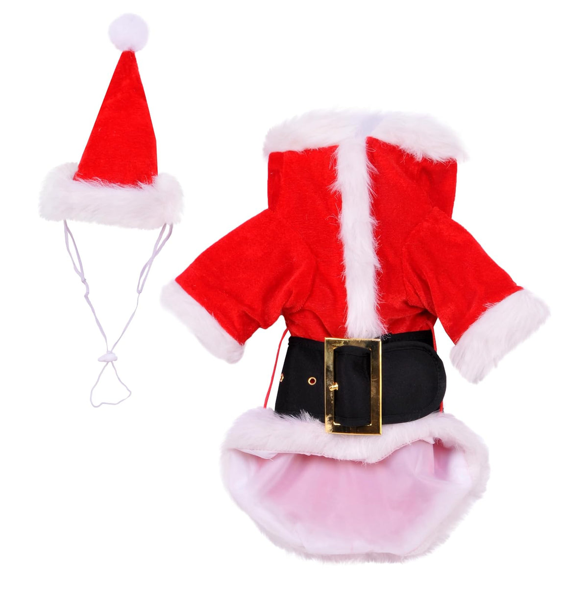Rubie's Costume Christmas Collection Pet Costume, Santa Claus, Rojo, Blanco, Large
